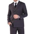 Men Slim Fit Fashion Business Casual Double Breasted Blazers Jacket Coat Trousers Wedding Groom Party Skinny 2 Pcs Suits Pants.