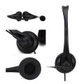 SOYTO SY490 Teaching Office Network Class Student Education Computer Headset, Style: Double Ear Black Separation USB.