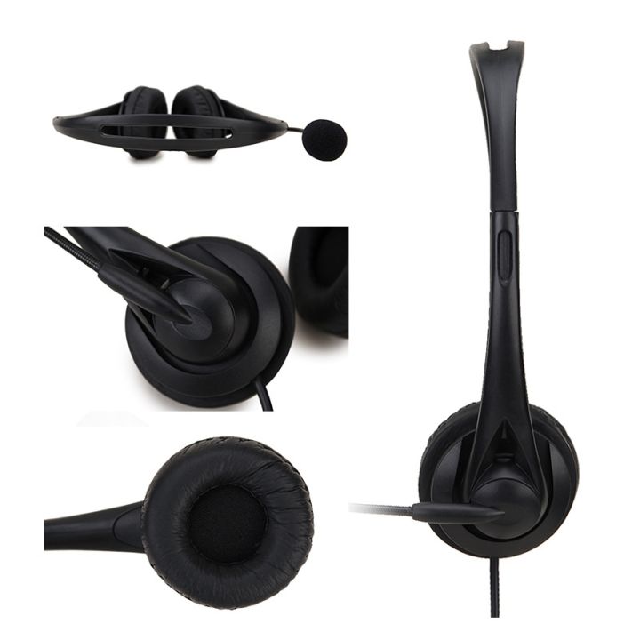 SOYTO%20SY490%20Teaching%20Office%20Network%20Class%20Student%20Education%20Computer%20Headset,%20Style:%20Double%20Ear%20Black%20Separation%20USB%20-%20Image%203