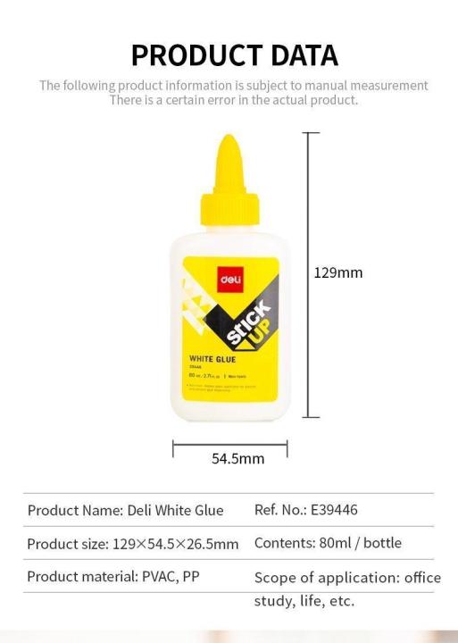 Deli%2039446%20Stick%20Up%20Durable%20Liquid%20White%20Glue%20%2080ml%201%20Piece%20-%20Image%206