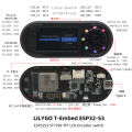 Lily Go T-Embedded ESP 32-S3 1.9 inch LCD RGB microphone rotary encoder development board. 