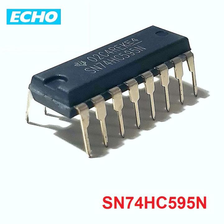 1ps- SN74HC595N  74HC595 8-Bit Serial to Parallel Shift Register IC