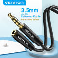 Vention 3.5mm Audio Extension Cable jack 3.5mm Male to Female AUX Cable for Headphones Huawei P20 iPhone 6s MP4 Player AUX Cable. 