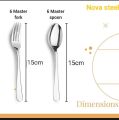 Fork & Table Spoon Set - 12Pieces/Tea+Kata (Sweet/Misty) Spoon Set 24p Stain??/ Tea Spoon Set / Fork & Table Spoon Set / Spoon Sets / Cutlery Set / চামচ সেট ???.