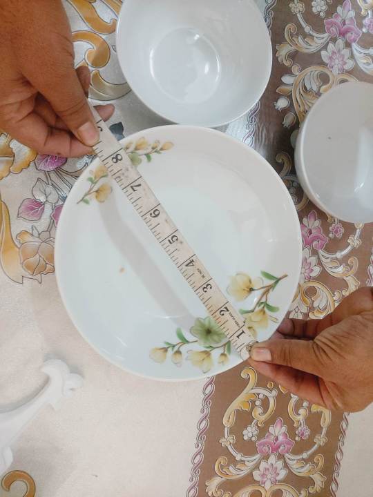 Ceramic%207%20Pcs%20Deep%20Curry%20Bowl%20Or%20Snack%20Bowl%20Set.%20Soup%20Bowl,%20Rejala%20Bowl%20Set,%20Gift%20And%20Home%20Decoration%20-%206%20Pcs%20Ceramic%20Curry%20Bowl/Bati%20Off%20White%20With%20Print.%20-%20Image%209