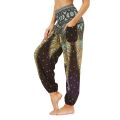 【NEW】 Women's Loose Yoga Pants Boho Print High Waist Casual Trousers Sweatpants Women Summer Beach Plus Size Baggy Aladdin Pants.