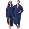 Soft Waffle Knit Shawl Robe – Lightweight Travel-Friendly Bathrobe.