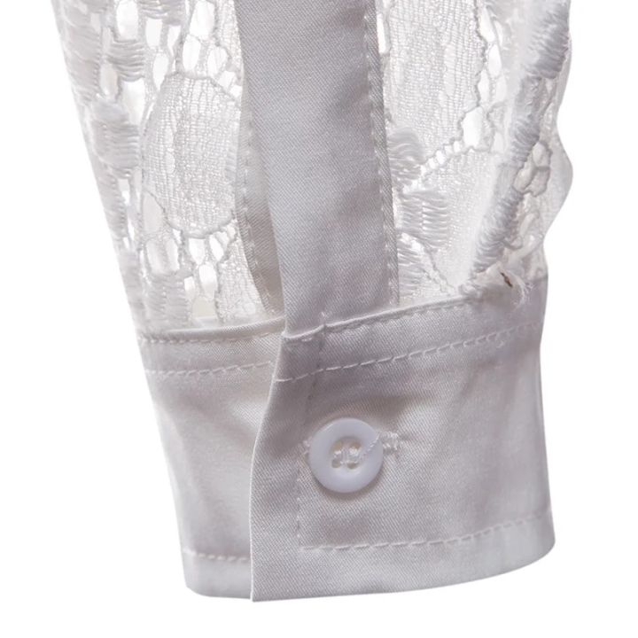 Mens%20Flower%20Patchwork%20Embroidery%20Lace%20Shirt%202019%20Fashion%20Transparent%20Dress%20Shirts%20Mens%20See%20Trough%20Club%20Party%20Event%20Chemise%20-%20Image%205