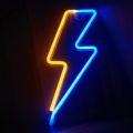 Neon LED Light Planet, Rocket and Thunder Design for Gifts, Night Light, Gaming Room, Kids Bedroom, Living Room, Wall Decor, Home Decoration Purpose  with USB Plug in or Battery system Light. 