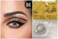 BELLA COLOR CONTACT LENSES with kit box FREE B6 Bella Gray olive Bella Elite Series.