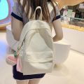 2023 summer new simple large-capacity student school bag outdoor travel tide Korean version of small fresh women's backpack.