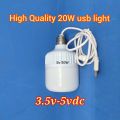 Usb Led light Bulb  5 Volt  with USB Port Use For Power Bank. 