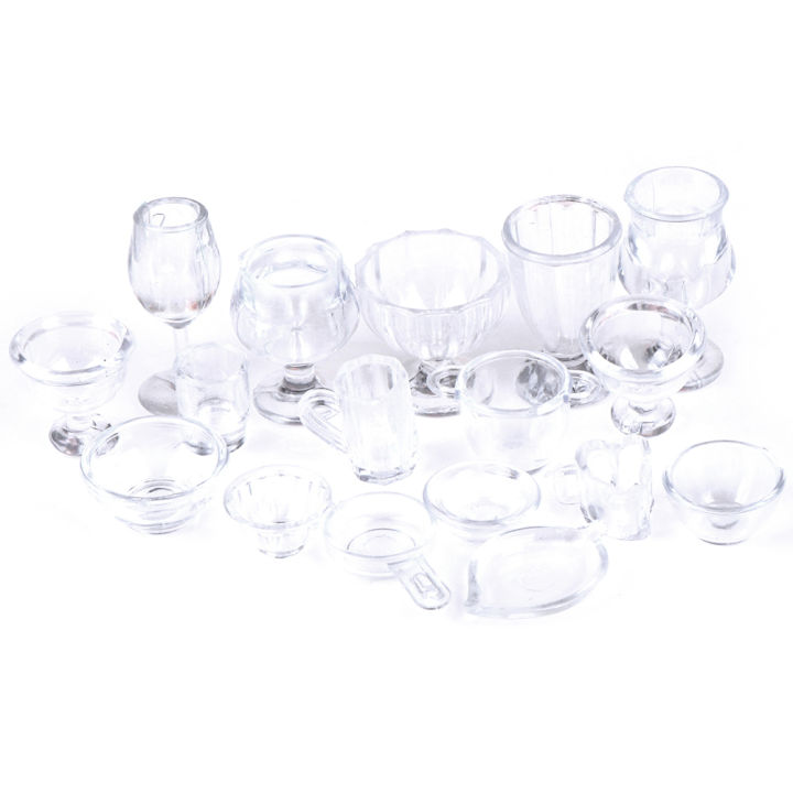%EF%BC%88New%EF%BC%8917Pc/et%201:12%20Dollhoue%20Miniature%20Tranparent%20Tableware%20DIY%20Pretend%20Play%20Toy%20-%20Image%207