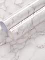 Marble wallpaper, Waterproof Sticker Modern Kitchen Cabinet Table Countertop Furniture Renovation Wallpaper PVC Self Adhesive Wall Sticker 1 Meter. 