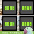 Switch Sticker Logo Sticker Socket Panel Switch Stick Label Household Tips Decorative Creative Luminous Wall Stickers Personality.