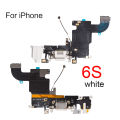 1Pcs Bottom USB Charger Flex For iphone 5 5S 6 6s Plus Charging Port Dock Connector Flex Cable With Mic Replacement Part.