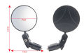 Bicycle Mirror Cycling Bicycle Scooter Round Handlebar Mirror 360 Rotatable Adjustable Bicycle for Bicycle.