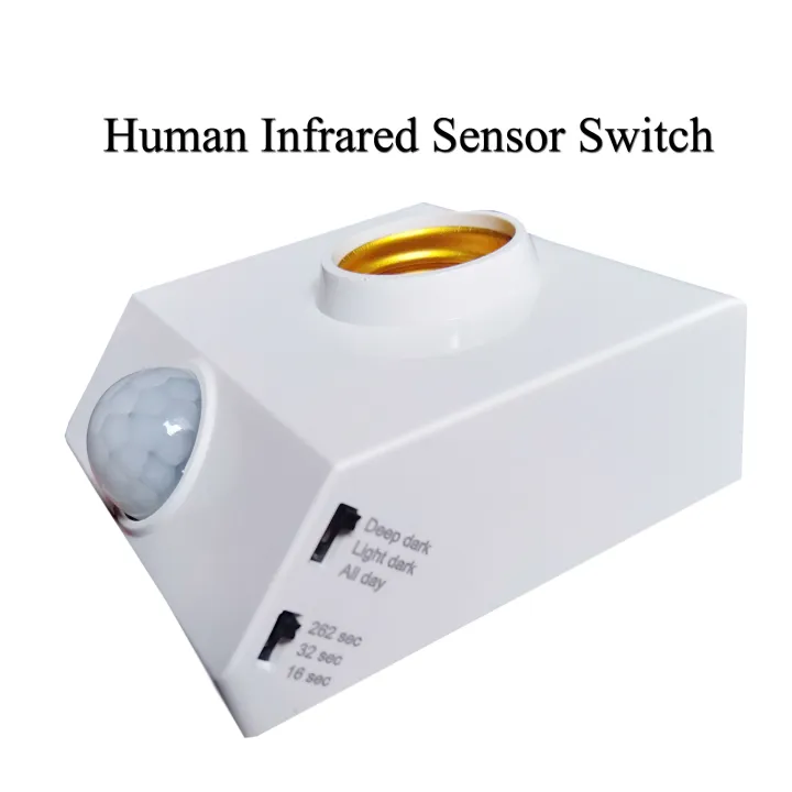 PIR%20Infrared%20Sensor%20Switch%20Automatic%20Light%20Lamp%20Holder%20Switch,%20Motion%20sensor%20holder%20For%20Light%20-%20Image%202