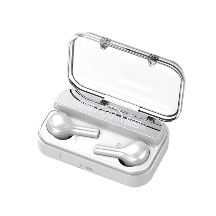 New arrival- 278 TWS External Noise Cancelling Touch Bluetooth Earphone with Charging Box, Support LED Power Digital Display & Breathing Lights & Call & Voice Assistant
