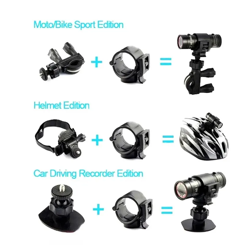 F9 HD 1080P Bicycle Helmet Camera P9 Waterproof Sports DV