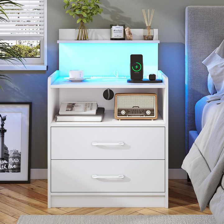 Bedside%20Table,%20Nightstand%20with%20LED%20Bedside%20Table%20with%20Drawers%20and%20Storage%20Shelf,%20Modern%20Sofa%20End%20Table%20Side%20Table%20for%20Bedroom%20or%20Office%20Use,24/18%20-%20Image%204