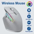 Multi-Device Wireless Mouse Bluetooth 5.0 3.0 Mouse 2.4G Wireless Portable Optical Mouse Ergonomic Right Hand Computer Mice.