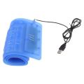 109 Keys USB Silicone Rubber Waterproof Flexible Foldable Keyboard For PC Blue Drop Shipping. 