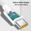 65W Smart SuperVooc Quick Fast Charger With Type C Vooc Cable. 