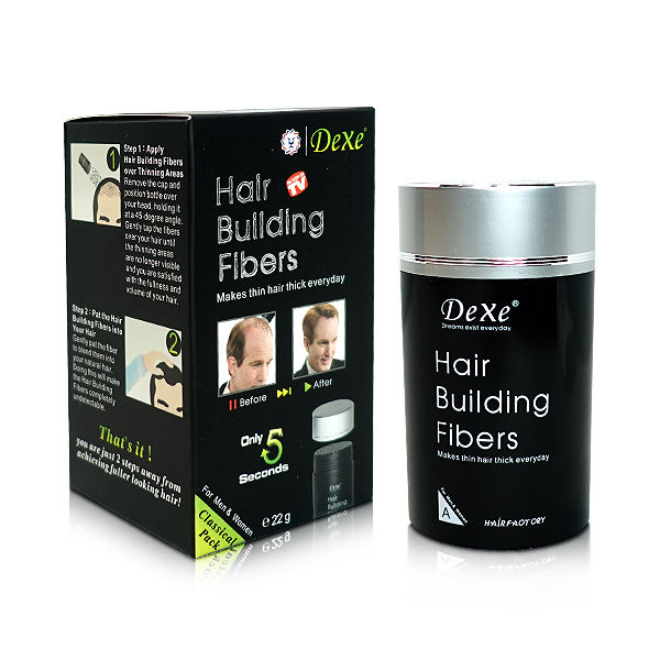 Dexe Hair Building Fiber - Black 22g