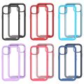 For iPhone 14 Plus Starry Sky Solid Color PC + TPU Phone Case. 