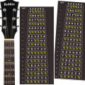 Baoer Guitar Fretboard Stickers Fret Map Sticker Guitar Learning Tools Finger Guide String Musical Instrument Learning Accessories. 
