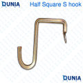 Half Square S Hook Heavy Duty Steel Metal Hanging Organizer.