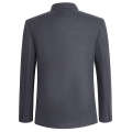Sheep wool men, middle-aged and loose fitting Zhongshan suit set the elderly, Chinese style formal dress for men. 
