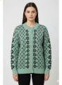 Women’s Winter Knit Cardigan Sweater. 