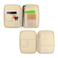 A4 Document Storage Bag Waterproof Oxford Cloth Multifunctional Business Organizer Bag File Folder Stationery Organizer Zipper (Black).