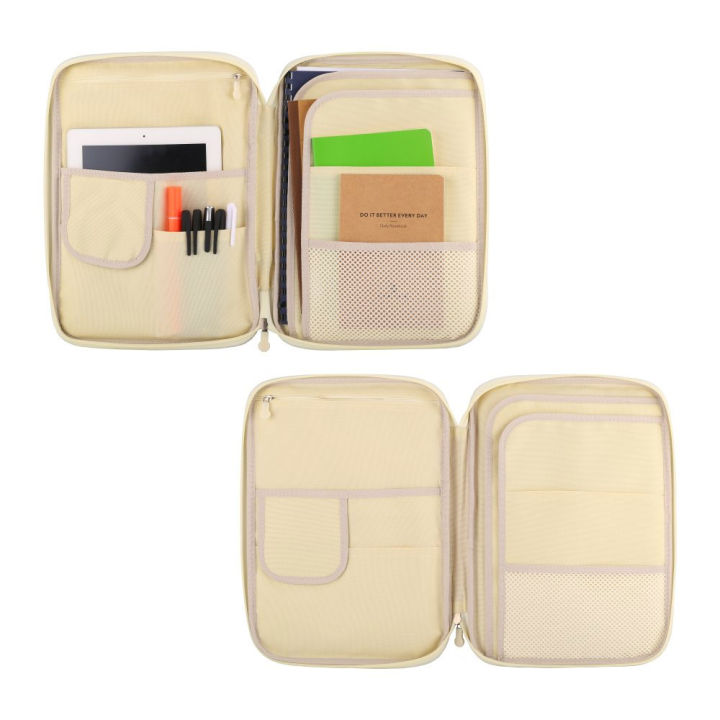 A4%20Document%20Storage%20Bag%20Waterproof%20Oxford%20Cloth%20Multifunctional%20Business%20Organizer%20Bag%20File%20Folder%20Stationery%20Organizer%20Zipper%20(Black)%20-%20Image%204