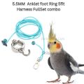 Cockatiel Bird Harness with 60 Inch Elastic & 5.5mm Anklet – Full Set Combo Pack for Pet Birds in Bangladesh (1PCS). 