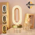 Modern Led Lights Crystal Diamond Table Lamp Bedside Touch Dimming Control Bedroom Decoration Bar Usb Rechargeab Home Decor Gift. 