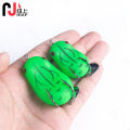 Frog Luya Fake Bait Sequined Double Hook Cross-Border Luminous Thunder Frog Bait Small Thunder Frog Outdoor Fishing Fake Bait.