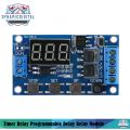 DC 6-30V Timer Relay Programmable Delay Relay Module Cycle Timer with LCD Display / 5V Micro USB, Smart Home Controller.