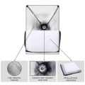 Photography Background Frame Support Softbox Lighting Kit Photo Studio Equipment Accessories With 3Pcs Backdrop And Tripod Stand.