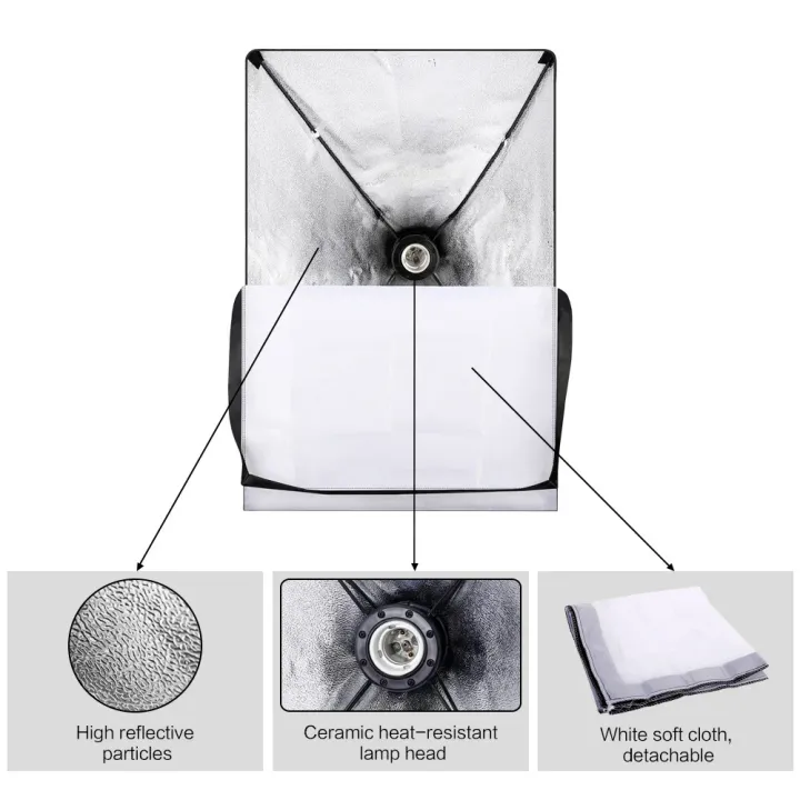 Photography%20Background%20Frame%20Support%20Softbox%20Lighting%20Kit%20Photo%20Studio%20Equipment%20Accessories%20With%203Pcs%20Backdrop%20And%20Tripod%20Stand%20-%20Image%205