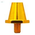 12x Football Shoe Spikes Soccer Studs for Sports Competition Indoor Outdoor Gold 11mm 13mm. 