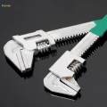 F Type Wrench Adjustable Pipe Wrench Wide Opening Spanner for DIY Project 75mmx280mm.