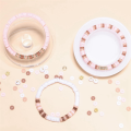 Clay Beads Bracelets for Women, Bracelet Making Kit Gold A.