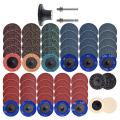 60Pcs Sanding Discs 2 Inch Quick Change Sanding Discs with 1/4Inch Holders, Die Grinder Surface Conditioning.