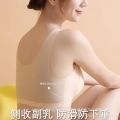 Summer ultra-thin seamless underwear ice silk beauty back invisible bra big boobs show small underwire bra plus size lingerie bra.