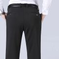Formal Pants Men Thick Autumn Black Blue Grey Elastic Stretch Bussiness Loose Suit Big Plus Size 46 48 50 52 Office Trousers.