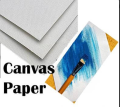 Papertree Canvas Pad Black Cover Spiral Bound 5 × 5 Inch 20 Sheets.
