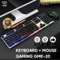 RGB Gaming Keyboard and Mouse-Light Up & LED Backlit Mechanical Keyboard & Mouse Combo-Rainbow Keyboard with 104 Keys- Gaming Mouse. 